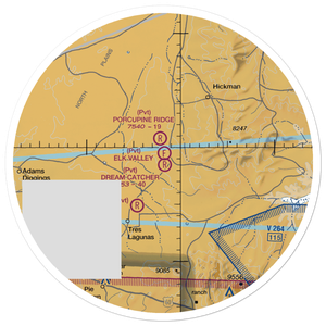 Dream Catcher Ranch Airport (25NM) VFR Sectional Sticker (30 mile)