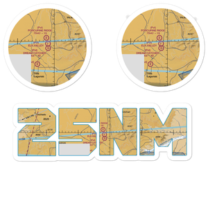 Dream Catcher Ranch Airport (25NM) VFR Sectional Sticker Pack