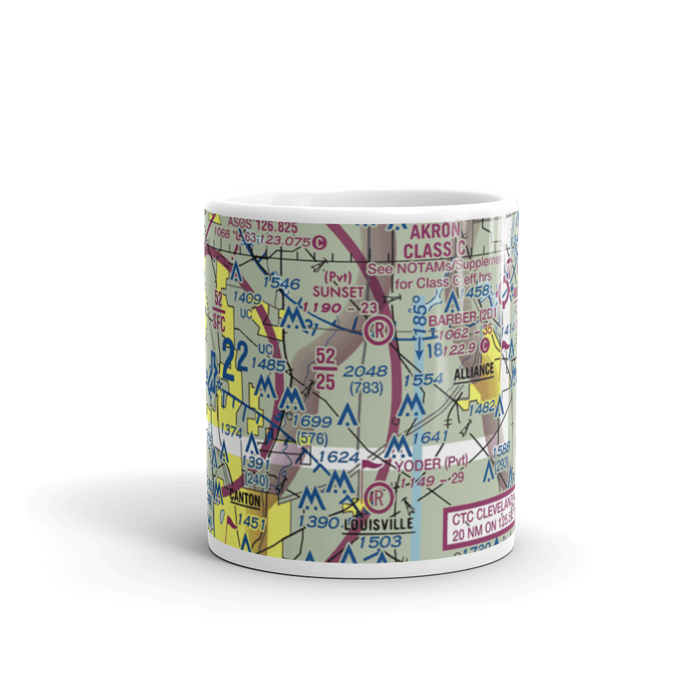 Hammond Airport (25OH) VFR Sectional  Mug 