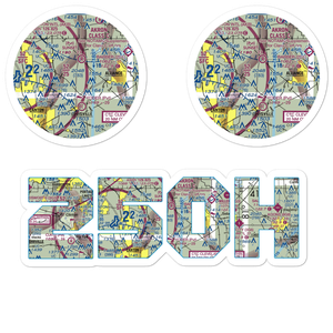 Hammond Airport (25OH) VFR Sectional Sticker Pack