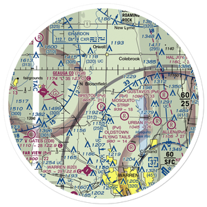 Morrison Field (25OI) VFR Sectional Sticker (30 mile)