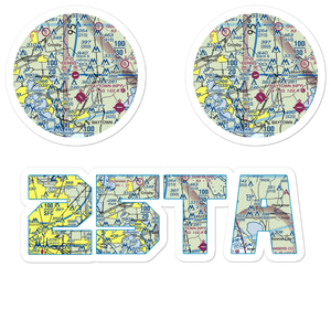 Ferris Airport (25TA) VFR Sectional Sticker Pack