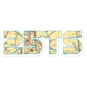 Miller Airfield (25TS) VFR Sectional Sticker