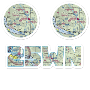 Little Plum Creek Airport (25WN) VFR Sectional Sticker Pack