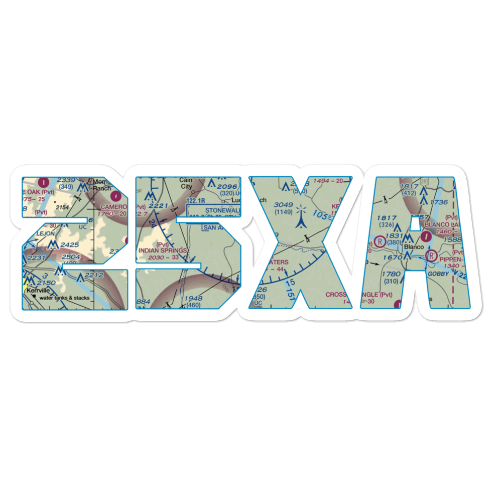 Headwaters Airport (25XA) VFR Sectional Sticker 