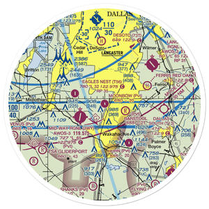 O'Brien Airpark (25XS) VFR Sectional Sticker (30 mile)
