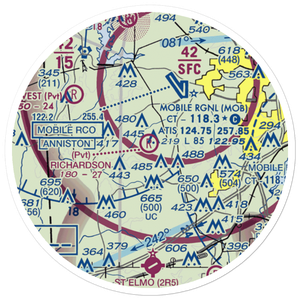 Richardson Field (26AL) VFR Sectional Sticker (20 mile)