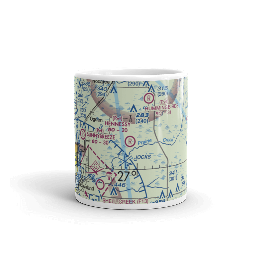 Hennessy Airport (26FD) VFR Sectional  Mug 