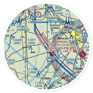 Murphree Airport (26GA) VFR Sectional Sticker (20 mile)