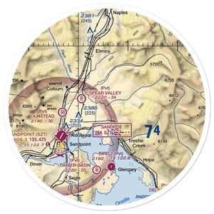 Seven Shamrock Airport (26ID) VFR Sectional Sticker (30 mile)