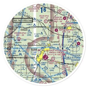 Anderson Airport (26LL) VFR Sectional Sticker (30 mile)