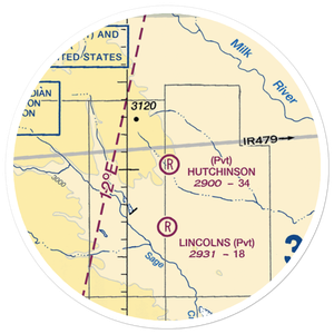 Hutchinson Airport (26MT) VFR Sectional Sticker (20 mile)