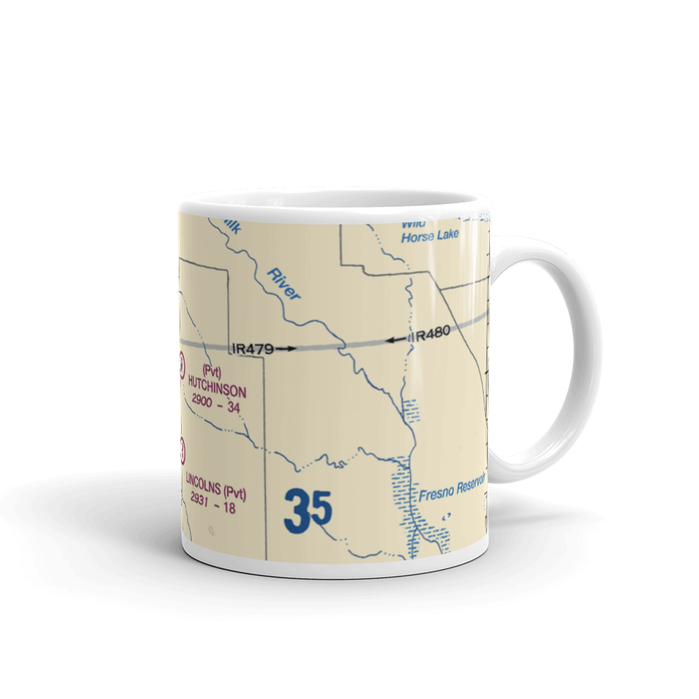 Hutchinson Airport (26MT) VFR Sectional  Mug 