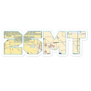 Hutchinson Airport (26MT) VFR Sectional Sticker