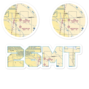 Hutchinson Airport (26MT) VFR Sectional Sticker Pack