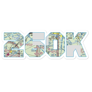 Duck Creek Airport (OK36) VFR Sectional Sticker