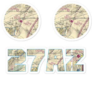 Eagle Roost Airpark (27AZ) VFR Sectional Sticker Pack