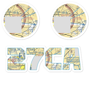 Holiday Ranch Airport (27CA) VFR Sectional Sticker Pack