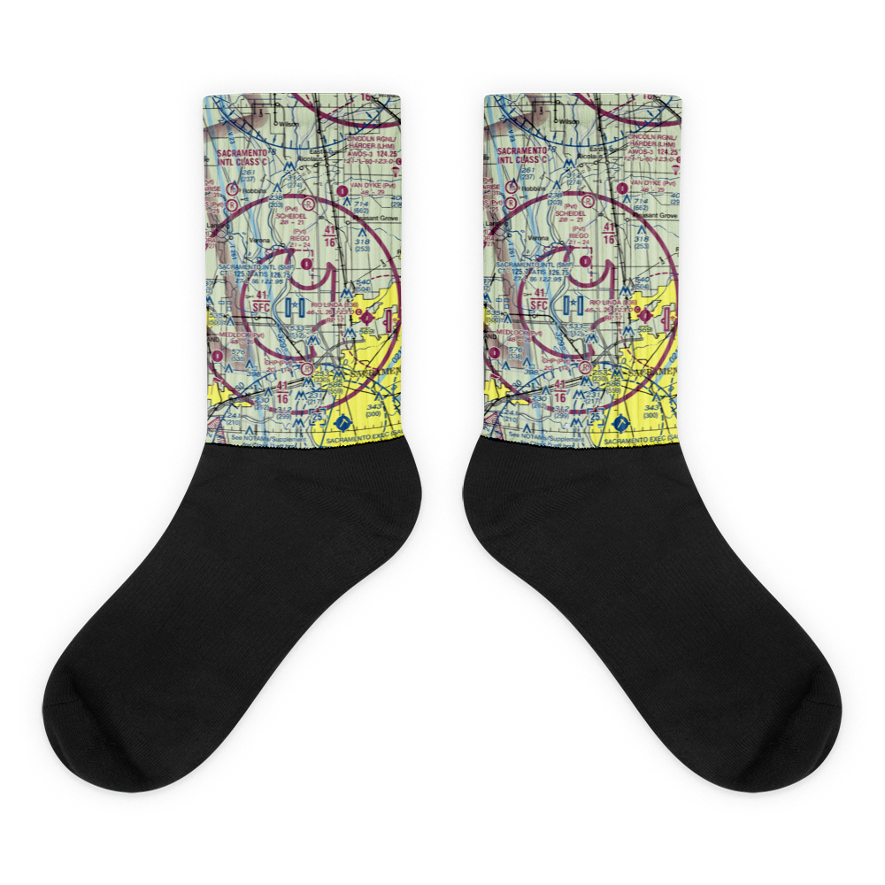 Sopwith Farm Airport (27CL) VFR Sectional Socks 