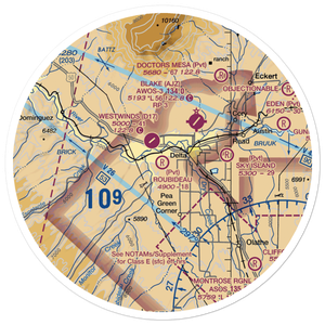 Roubideau Airport (27CO) VFR Sectional Sticker (30 mile)