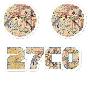 Roubideau Airport (27CO) VFR Sectional Sticker Pack