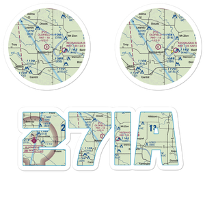 Oldfield Aero (27IA) VFR Sectional Sticker Pack