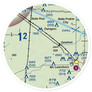 Gelfius International Airport (27IS) VFR Sectional Sticker (20 mile)