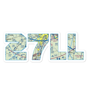 Ralph Jacobs Airport (27LL) VFR Sectional Sticker