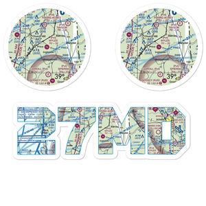Myles Landing Airport (27MD) VFR Sectional Sticker Pack