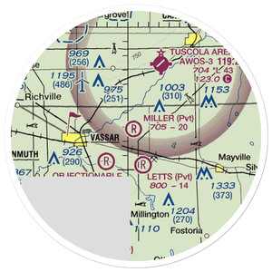 Miller Field (27MI) VFR Sectional Sticker (20 mile)