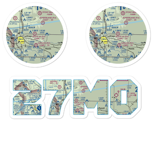 Route 66 Airfield (27MO) VFR Sectional Sticker Pack