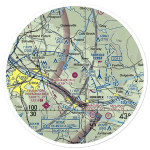Mohawk Air Park (27NK) VFR Sectional Sticker (30 mile)