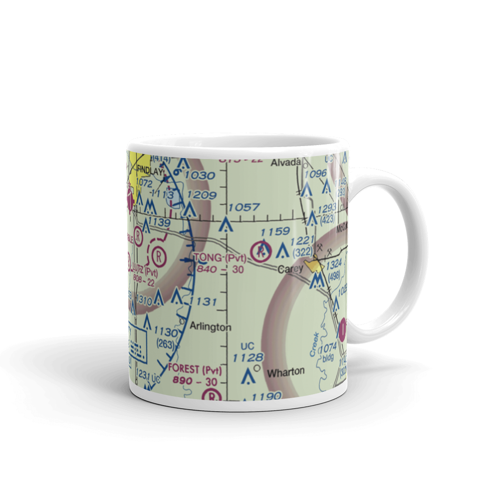 Schaller Airport (27OH) VFR Sectional  Mug 