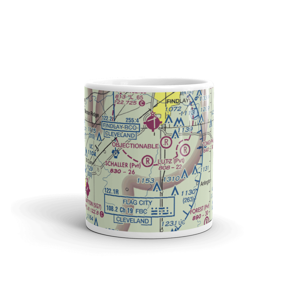 Schaller Airport (27OH) VFR Sectional  Mug 