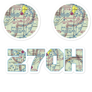 Schaller Airport (27OH) VFR Sectional Sticker Pack