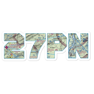Shelley Private Airport (27PN) VFR Sectional Sticker