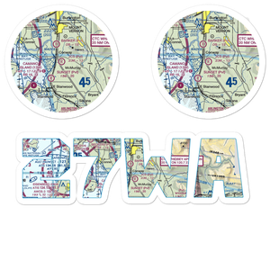 J C's Airport (27WA) VFR Sectional Sticker Pack