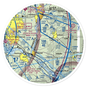 Tegeler Airport (27WI) VFR Sectional Sticker (30 mile)