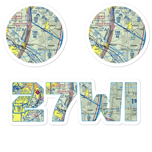 Tegeler Airport (27WI) VFR Sectional Sticker Pack