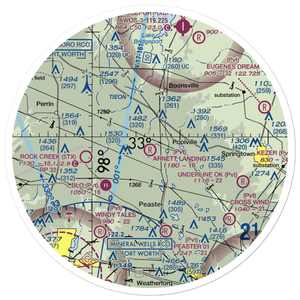 Arnett Landing Airport (27XA) VFR Sectional Sticker (30 mile)