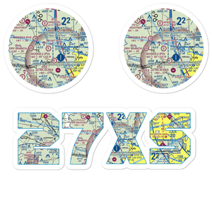Sport Flyers Airport (27XS) VFR Sectional Sticker Pack