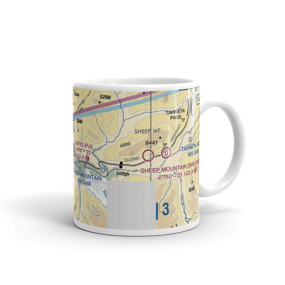 Gates Ranch Airport (28AK) VFR Sectional  Mug 