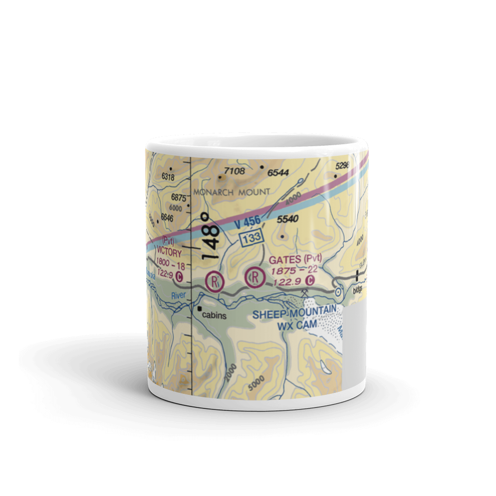 Gates Ranch Airport (28AK) VFR Sectional  Mug 