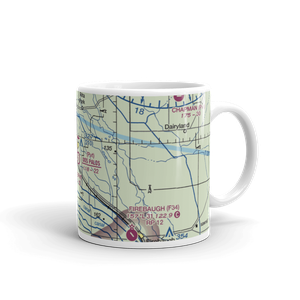 Dos Palos Airport (28CA) VFR Sectional  Mug