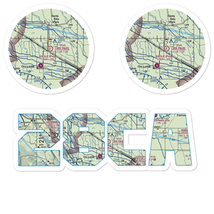 Dos Palos Airport (28CA) VFR Sectional Sticker Pack