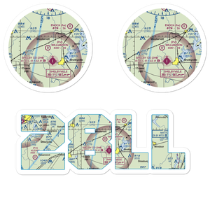 Williamson Airport (28LL) VFR Sectional Sticker Pack