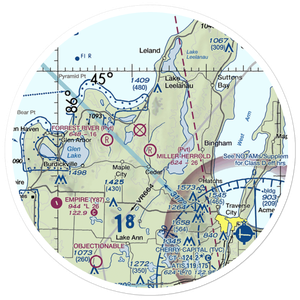 Miller-Herrold Airport (28MI) VFR Sectional Sticker (30 mile)