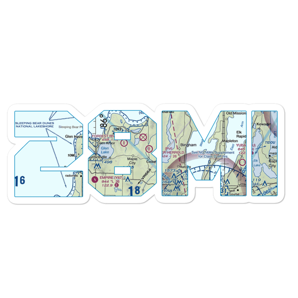 Miller-Herrold Airport (28MI) VFR Sectional Sticker 