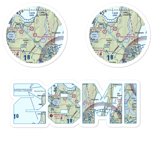 Miller-Herrold Airport (28MI) VFR Sectional Sticker Pack
