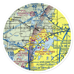 Vasa Park Seaplane Base (28MN) VFR Sectional Sticker (20 mile)